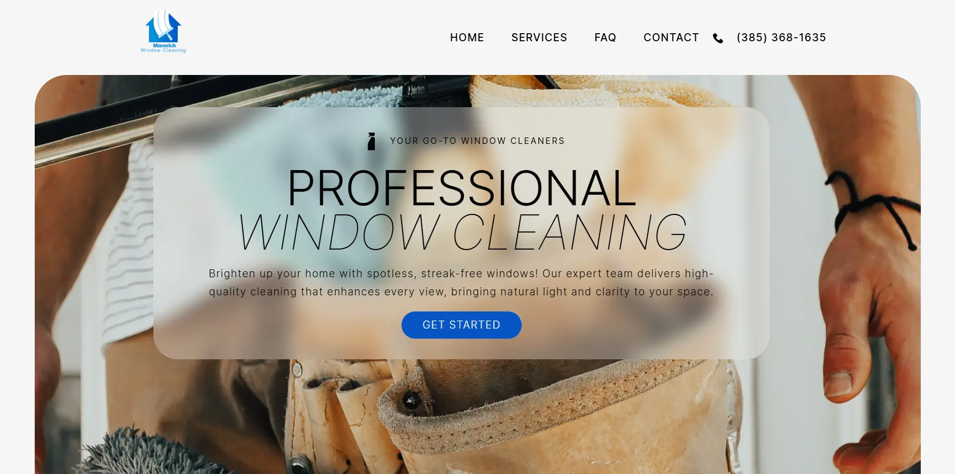 Maverick Window Cleaning Website